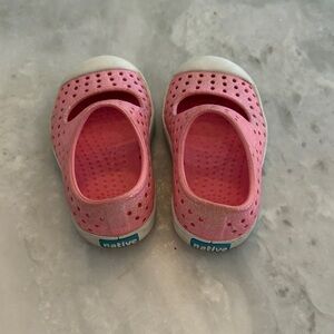 Native Kids Pink Sparkle Shoes